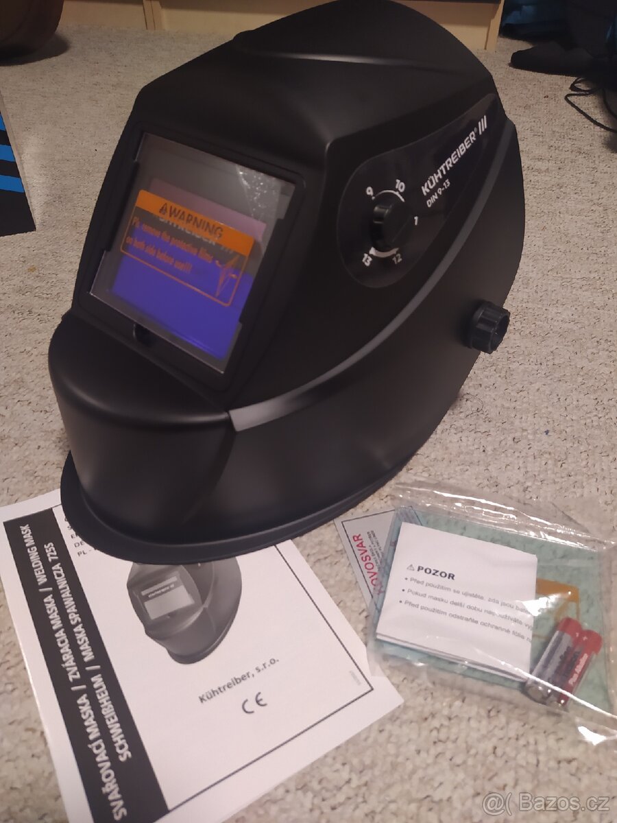 Svářečská kukla Kühtreiber 725S černá - nová