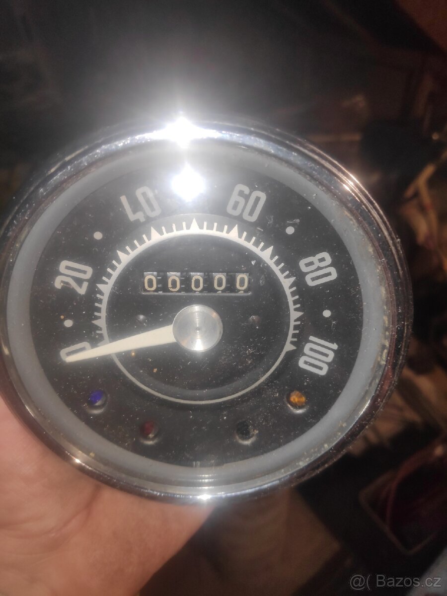 Nový tachometr PAL -100Km/h