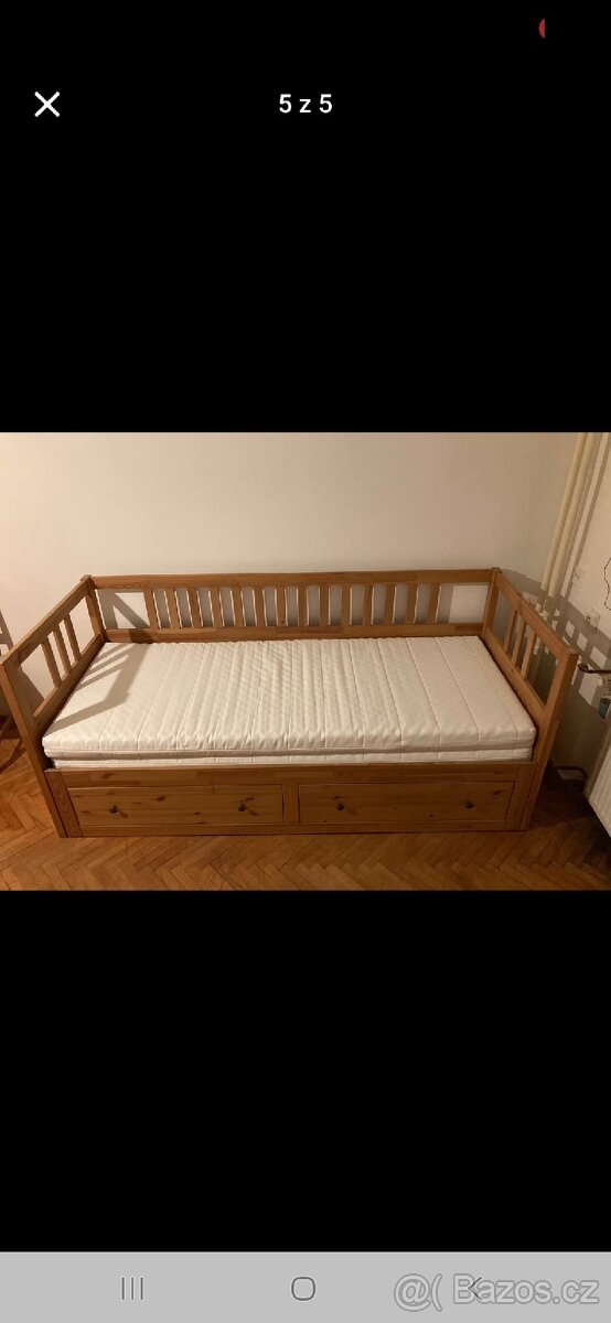 Rozkládací postel Ikea Hemnes