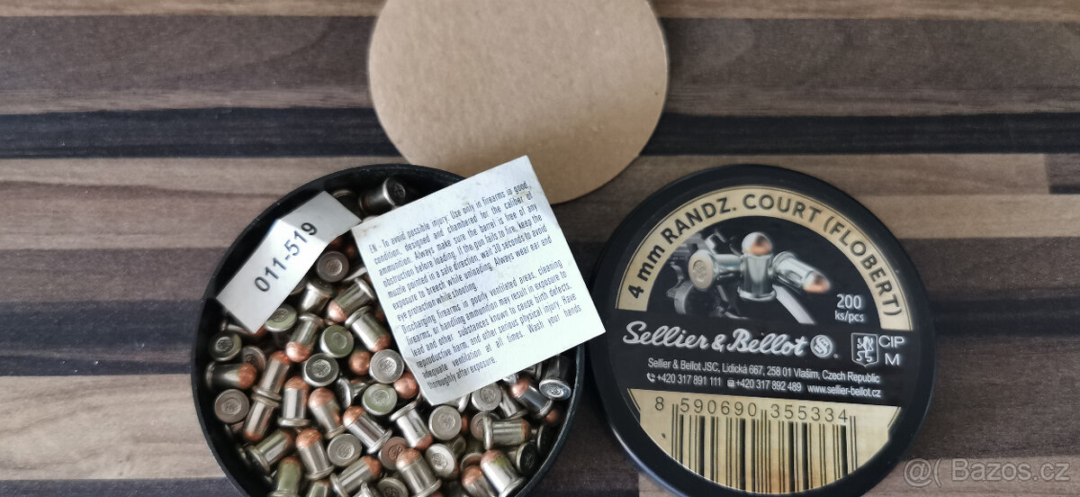 Náboje SB Flobert 4mm 200ks