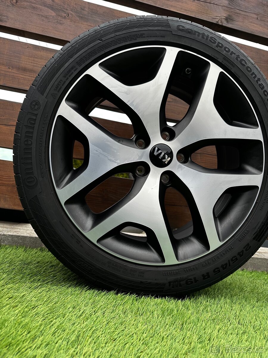 Alu kola 5x114.3 r19 s letním pneu (sport)