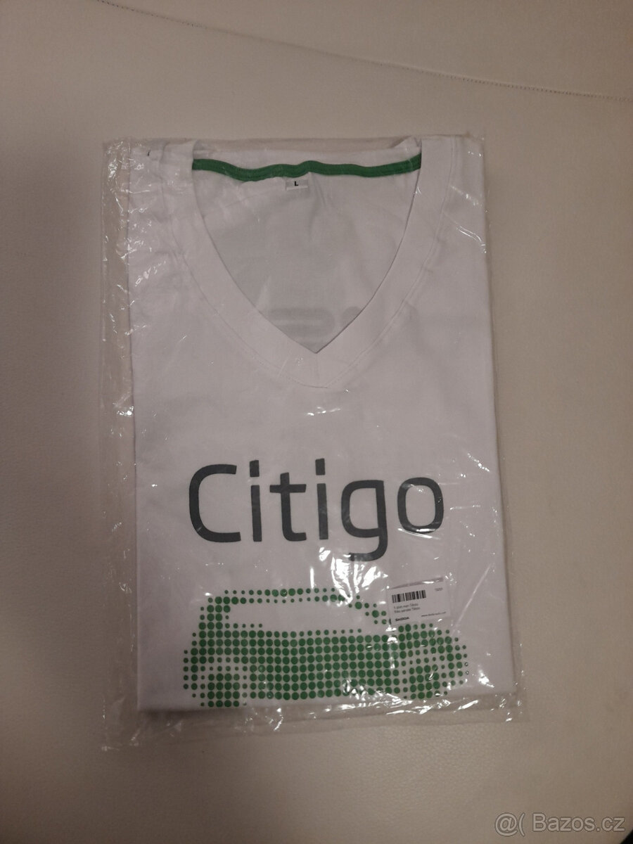 Tričko Škoda Citigo pánské - vel. L a XL - bílé LEVNĚ