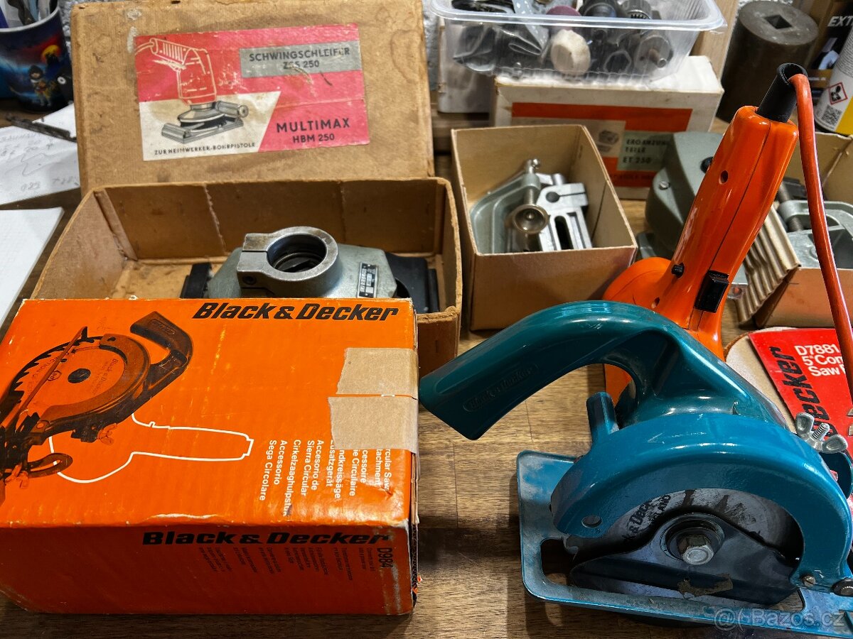 SET NÁŘADÍ Black a Decker z pravěku.