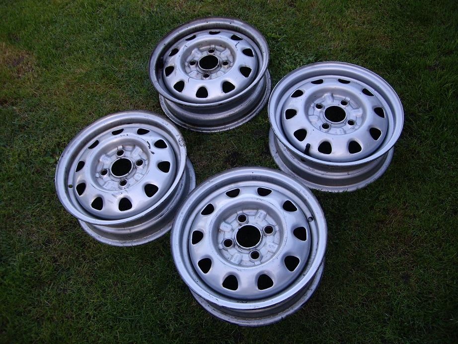 Plechové disky kola 13" Škoda 4x100 R13 Felicia