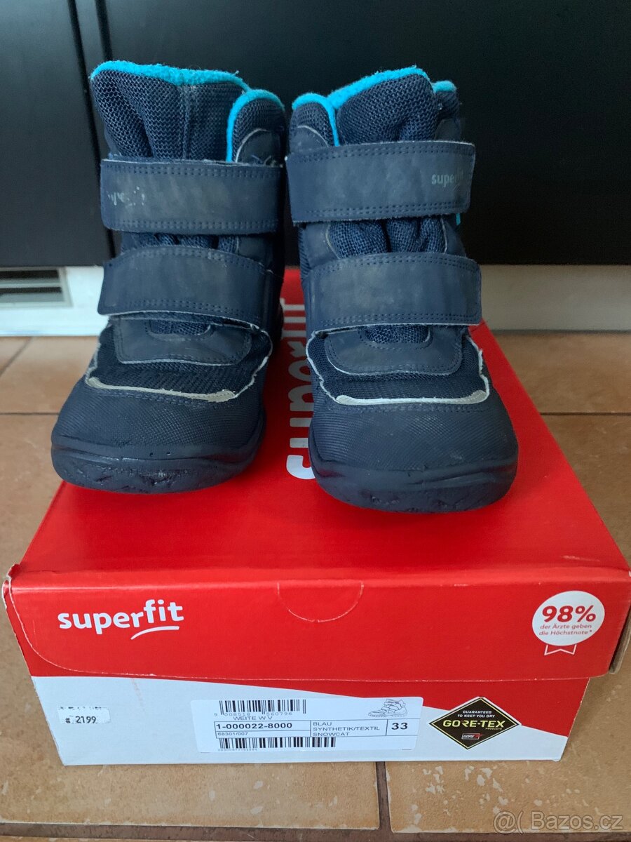 Chlapecké zimní boty s membránou Superfit vel.33