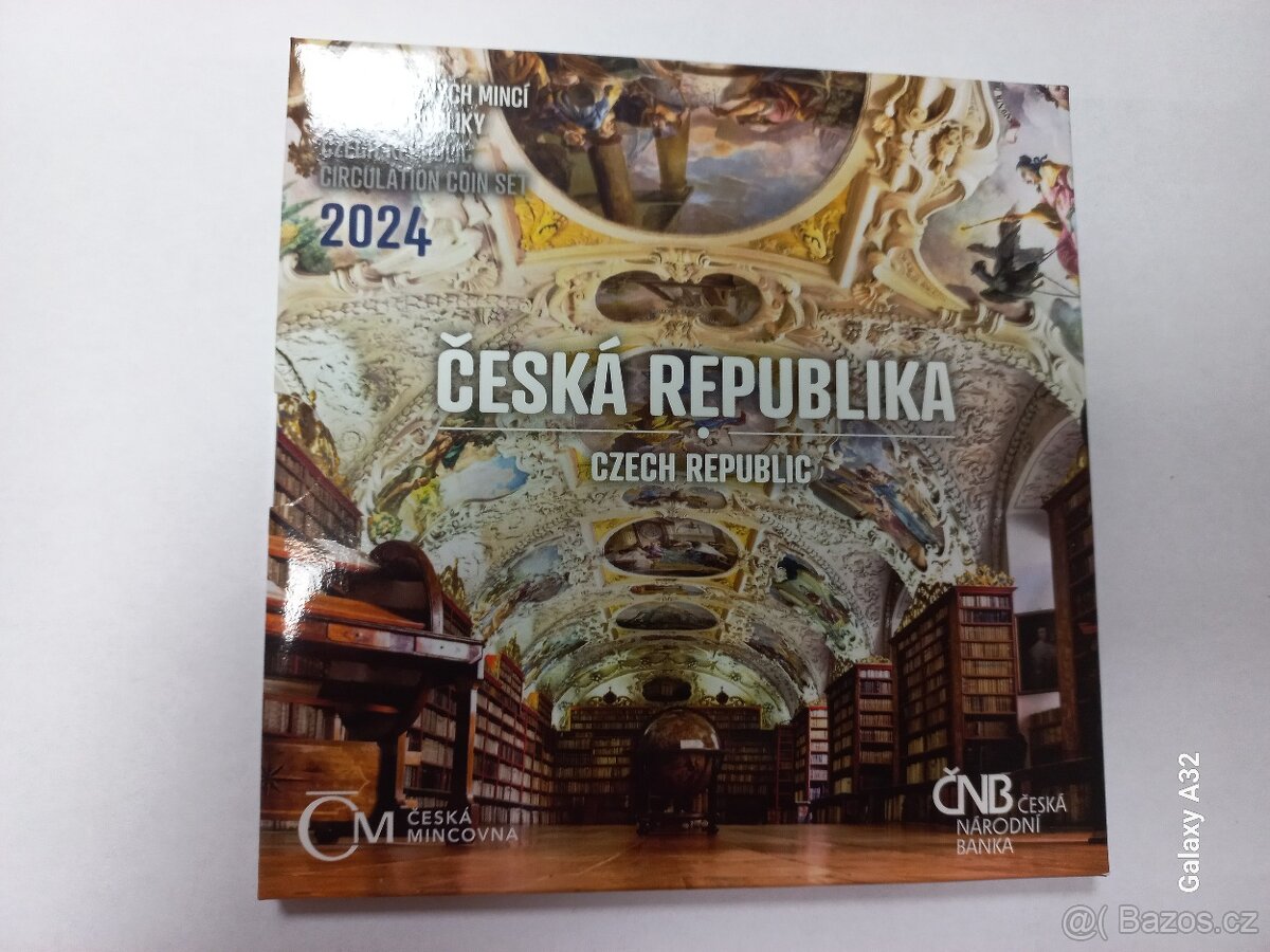 Sada oběžných mincí 2024 - Česká republika - vzácné 20 a 50
