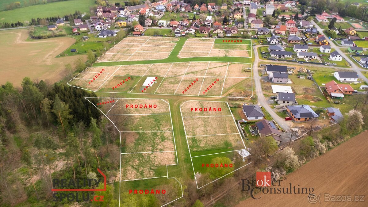 Prodej, pozemky/bydlení, 822 m2, Osvračín, Domažlice [ID 731