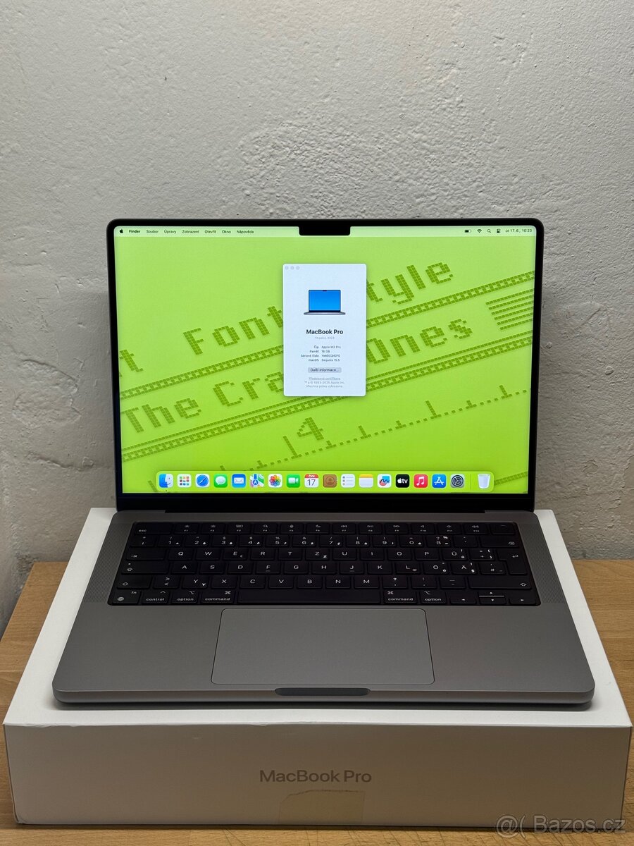 MacBook Pro 14” 2023/16GB RAM/M2 PRO/512GB SSD/Záruka