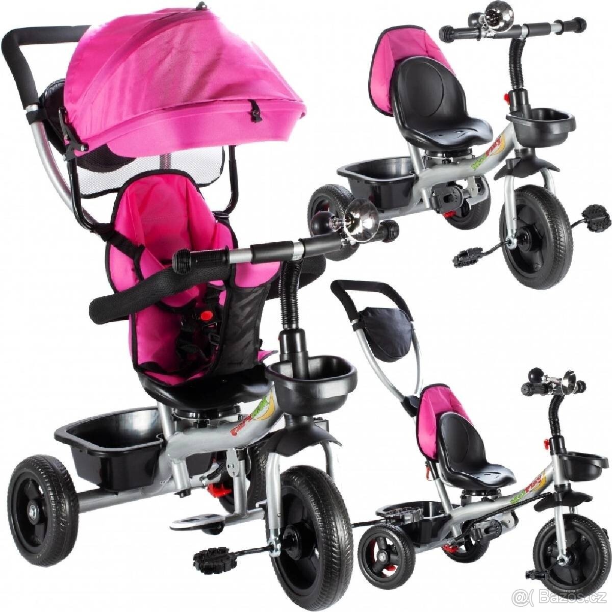 Tříkolka EcoToys Růžová