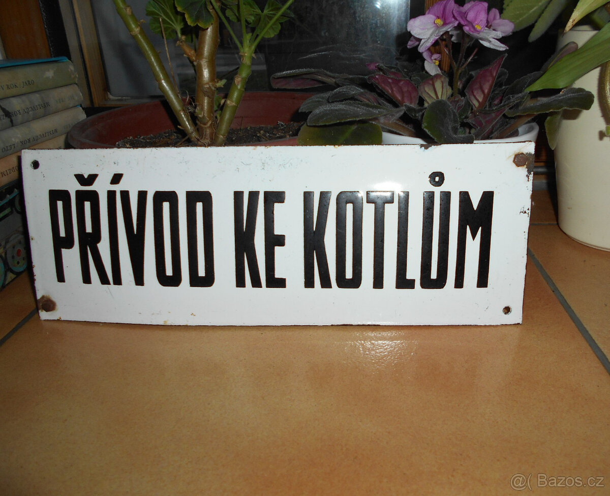 CEDULE SMALTOVANÁ - PŘÍVOD KE KOTLŮM