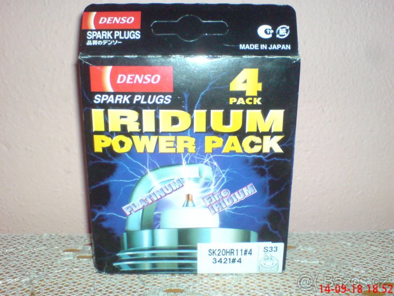 Zapalovací svíčky DENSO IRIDIUM SK20HR11 4PACK