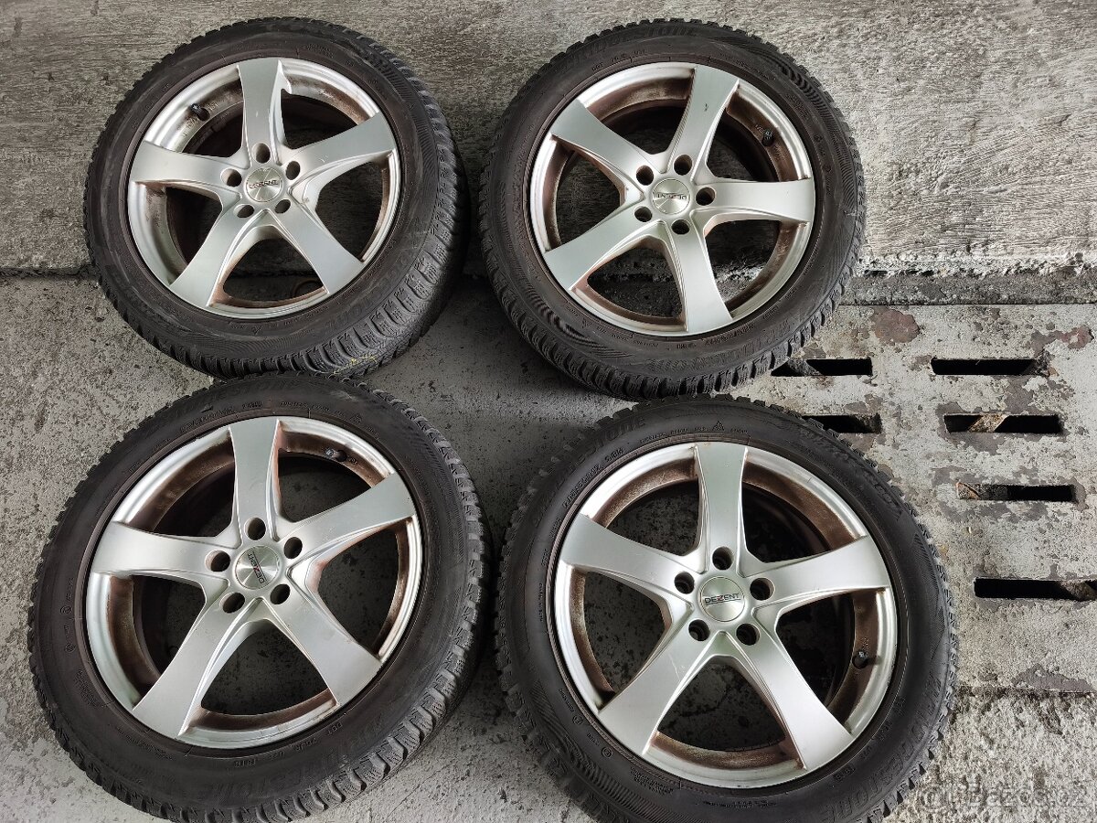 Alu kola 5x112 r17 Škoda, VW, Audi, Seat pneu 225/50 r17