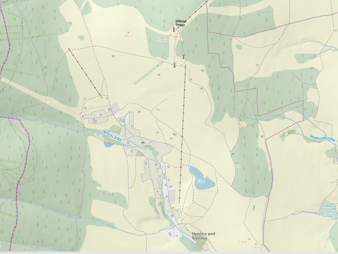 Pozemek 1205 m2 - Hynčice pod Sušinou