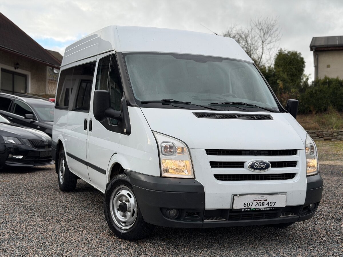 Ford Transit 2.2TDCi 85kw 2011 9mist (tažné-nova stk)