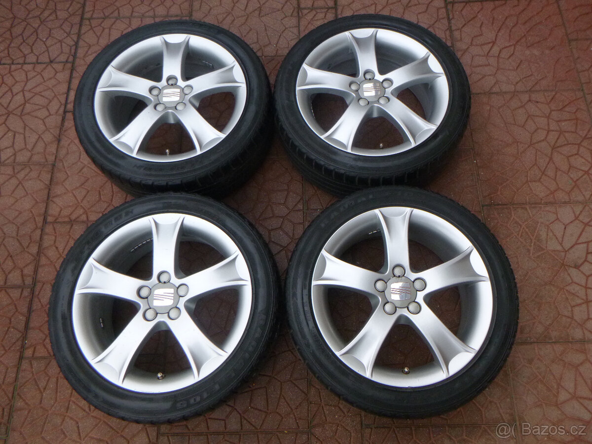 Letní alu sada - originál Seat 5x100 6,5Jx16 ET43 6L0601025M