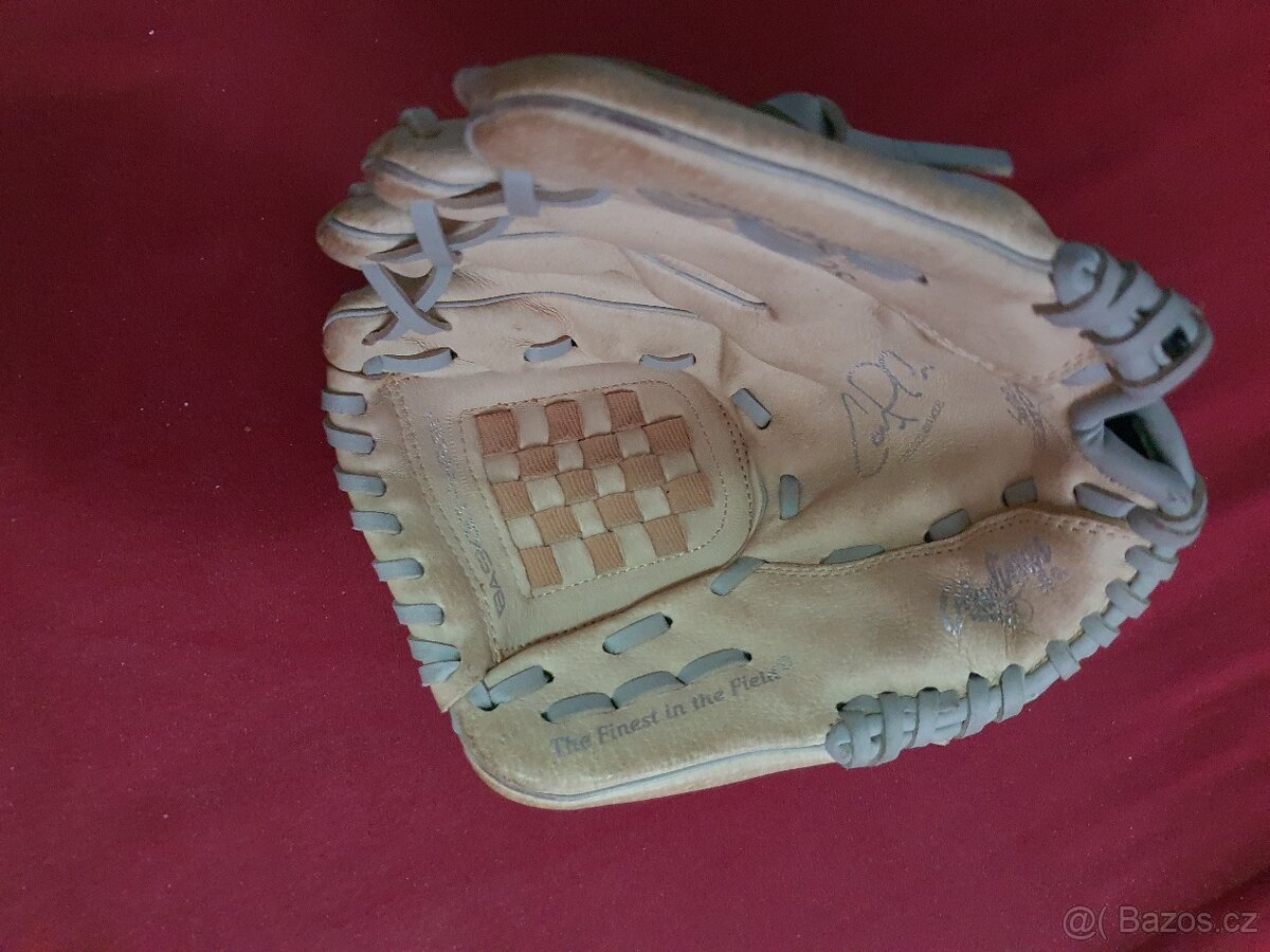 Baseball pálka + rukavice Rawlings + běláky