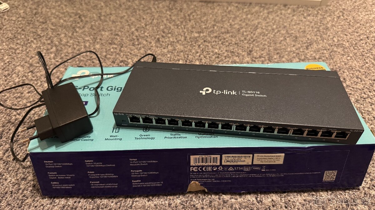Gigabitový Switch TP-Link TL-SG116