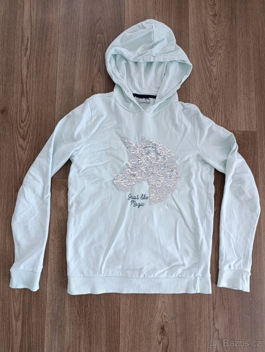 Mikina s kapucí vel. 146/152