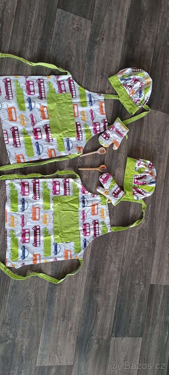 Dětský kuchařský set s vařečkou 2x