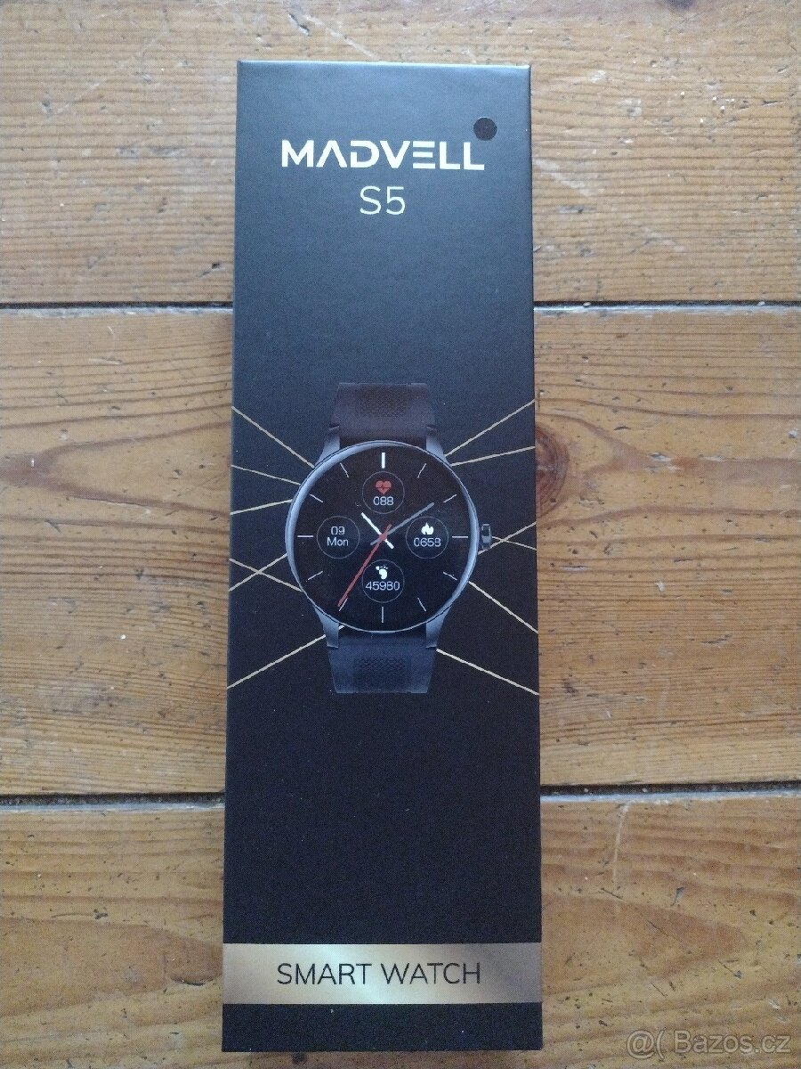 Chytré hodinky madvell s5 v češtině - nepoužité