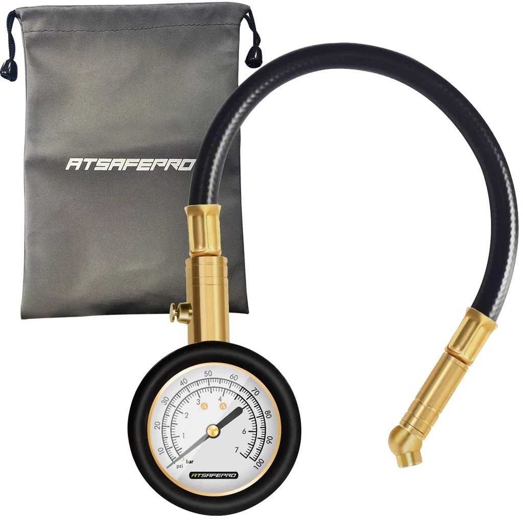 Měřič tlaku v pneumatikách ATsafepro manometr