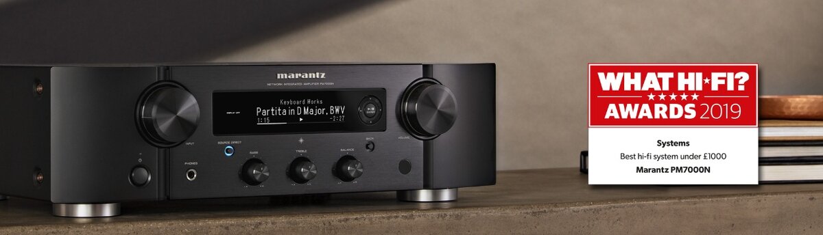 Marantz PM7000N Black, integrovaný Hi-Fi zesilovač