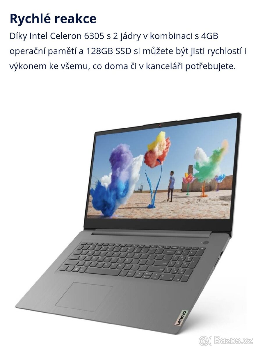 Win 11 Notebook Lenovo IdeaPad 3 17ITL6 Nový