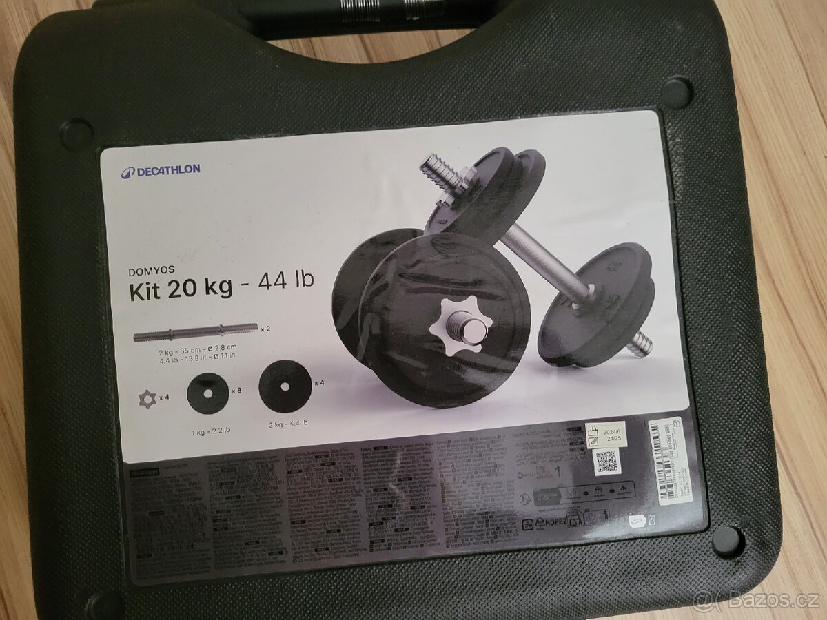 Decathlon nakládací činky