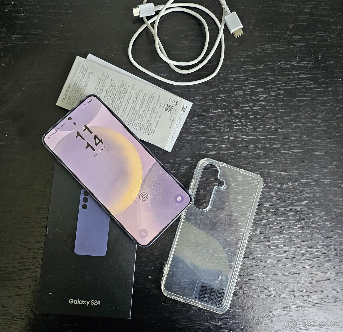 ‼️Velmi hezký, Samsung Galaxy S24 16/128gb,baterie 96%‼️