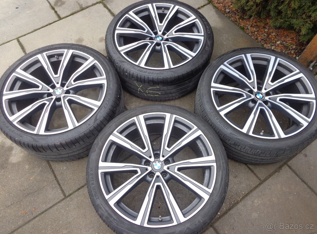 5x112 22" BMW X6 G06 / X5 G05 orig.letna sada s TPMS