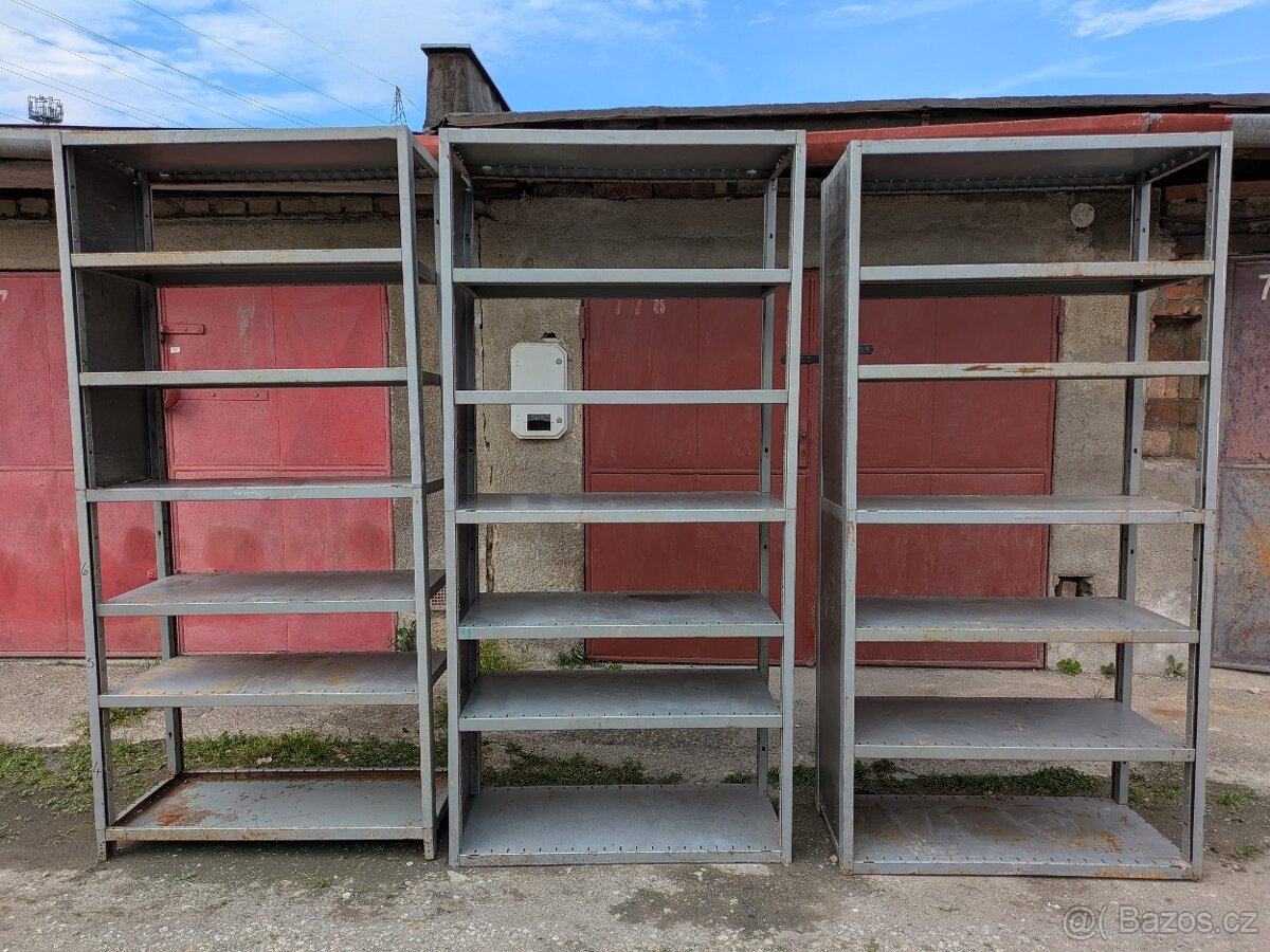 3x robustní regál SSI Schafer