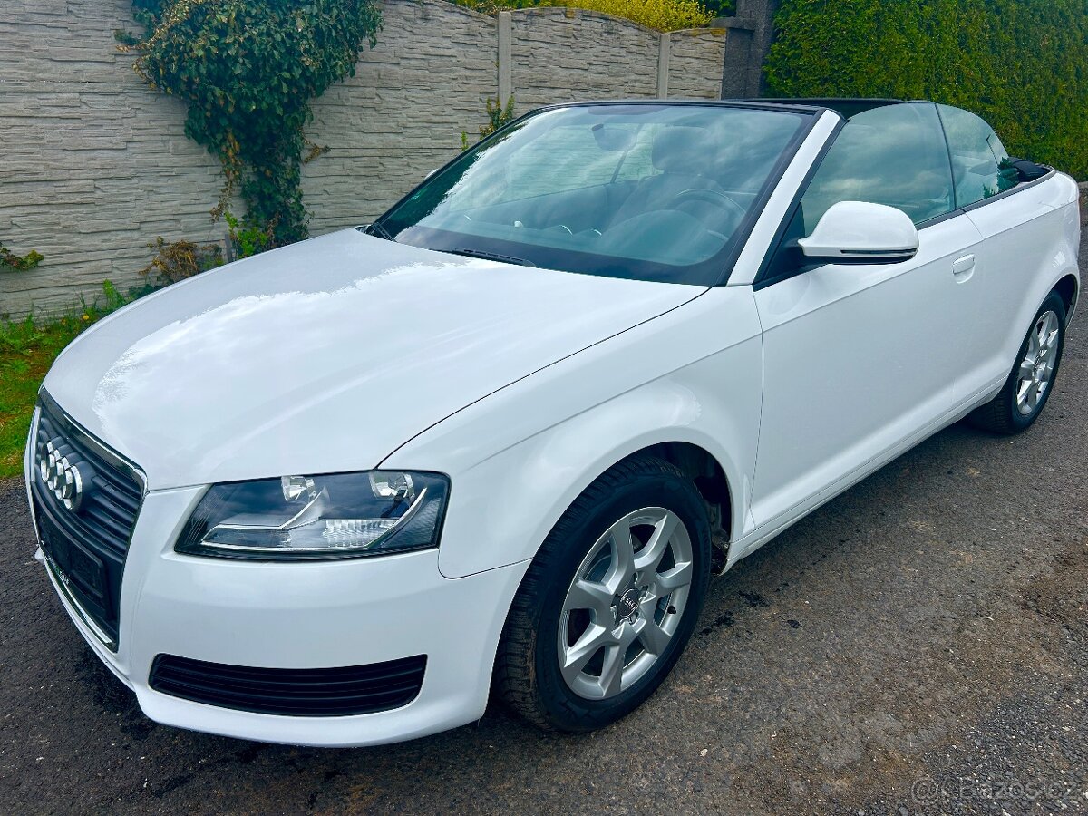 Audi a3 cabrio 1.6mpi 75kw,r.v.2009, naj 131tis. Km, servisn
