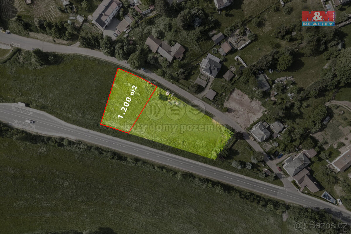 Prodej pozemku k bydlení, 1200 m², Dolní Dobrouč