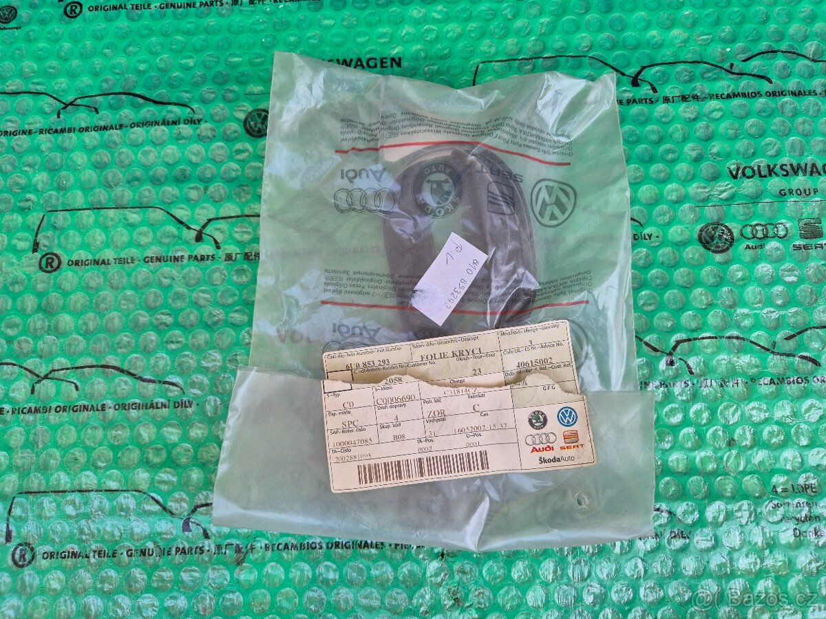 folie krycí pod střešní lištu levá Škoda Felicia 6U0853293