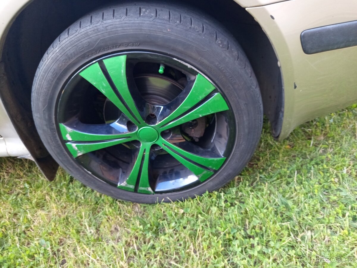 Prodám ALU kola 5x100 r 17
