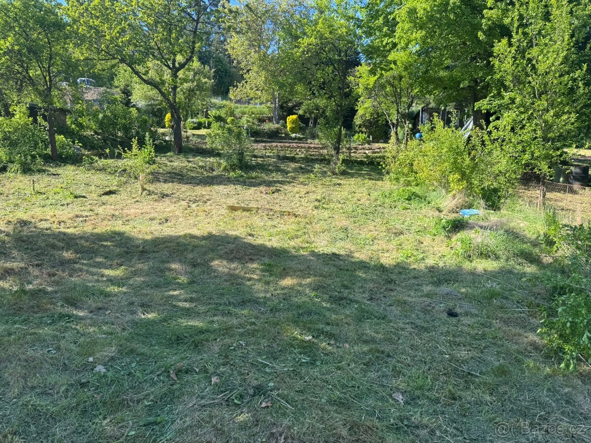 Zahrada v zahrádkářské kolonii