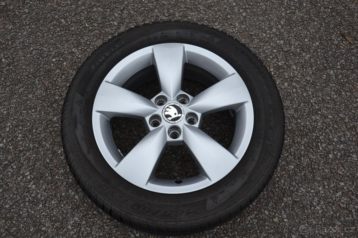 Zimní Alu kola Š.Rapid/Fabia 2,3/VW Polo-185/60R15