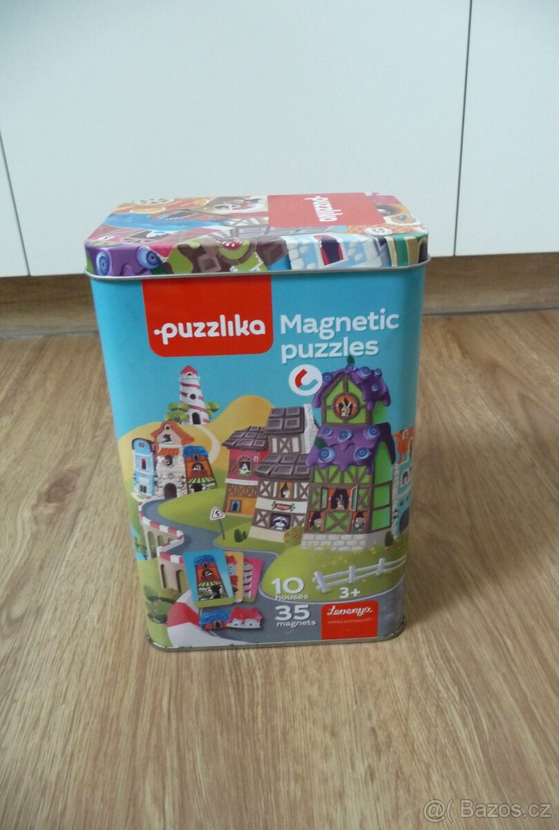 NOVÁ magnetická hra Puzzlika – domečky
