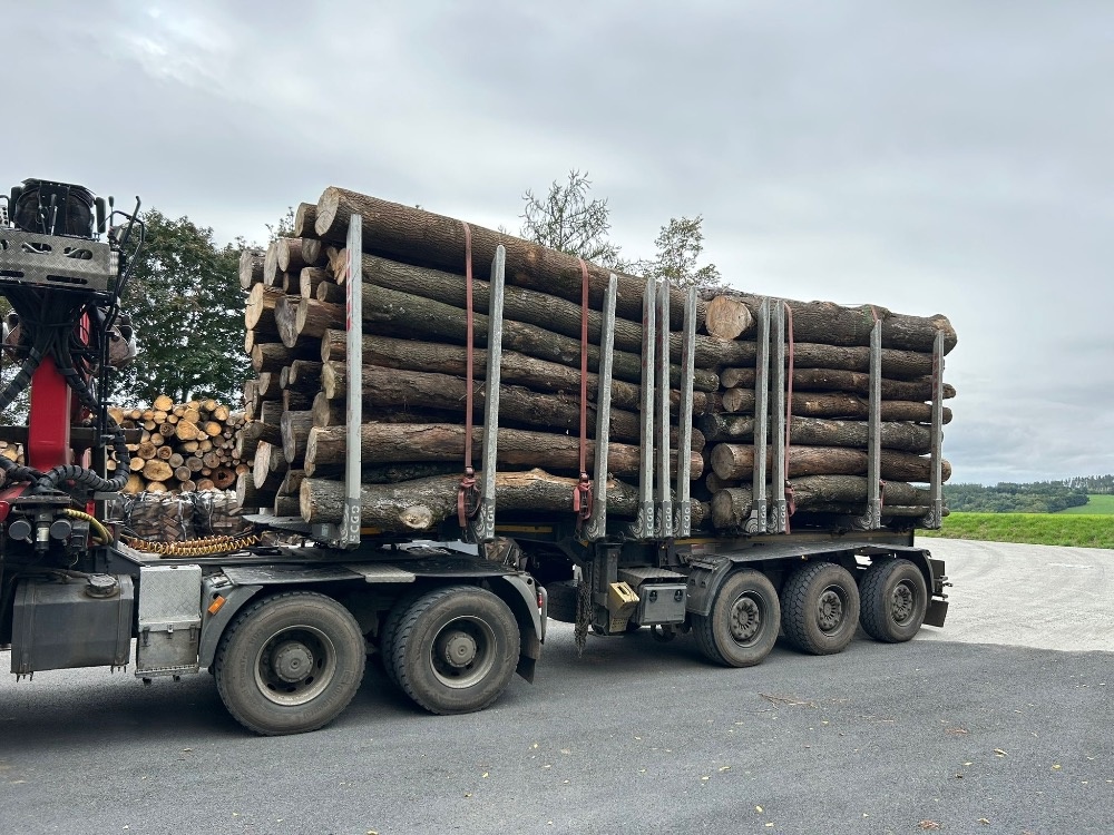 Palivové dřevo  - kamion