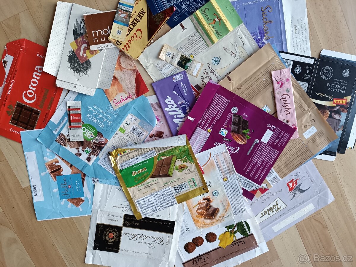 Obaly od čokolád