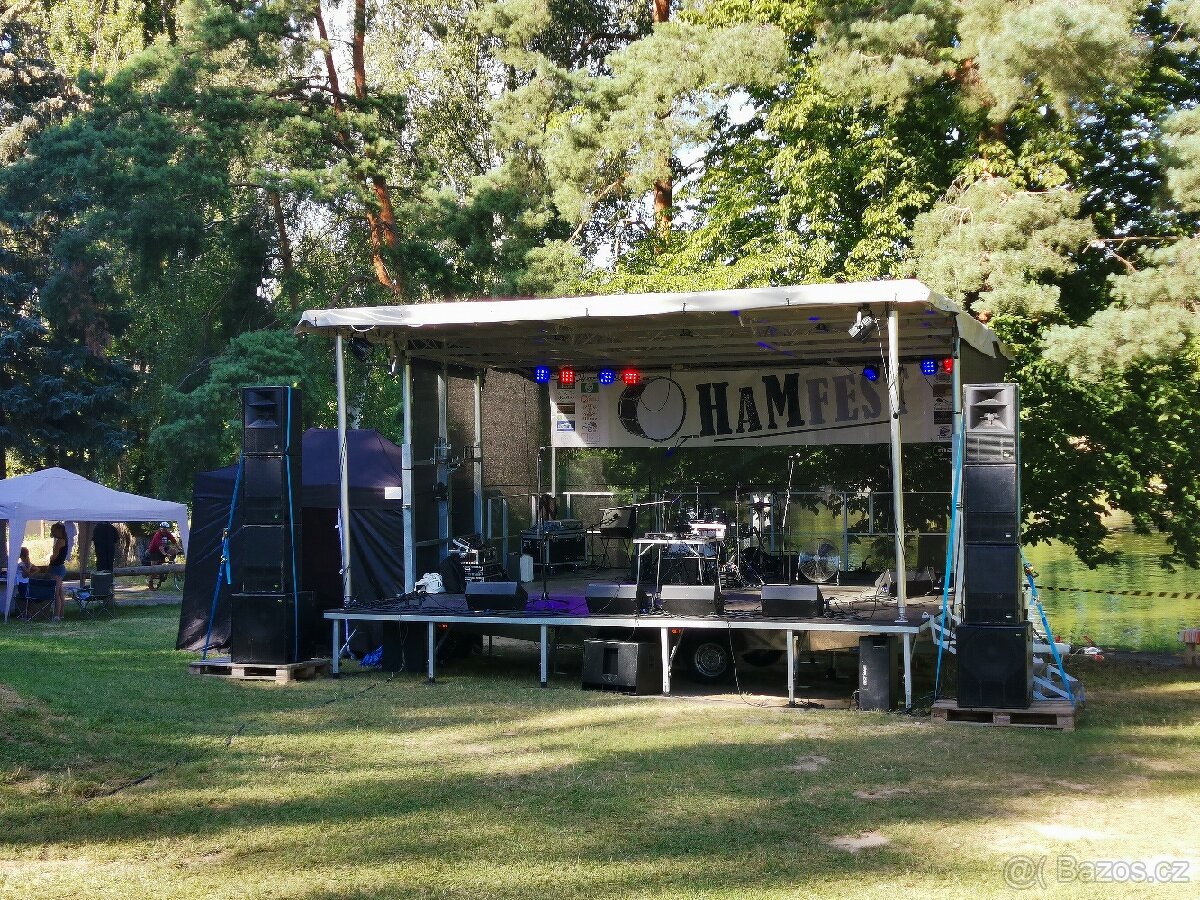 Mobilní Pódium, staga 8x6m, 6x6m 6x4m