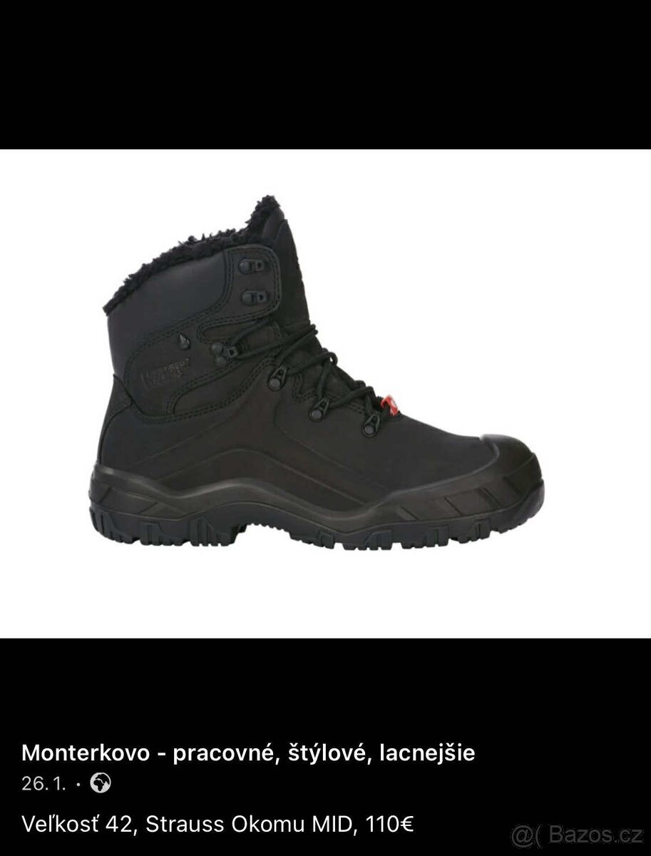 Pracovní boty, velikost 42, MIX
