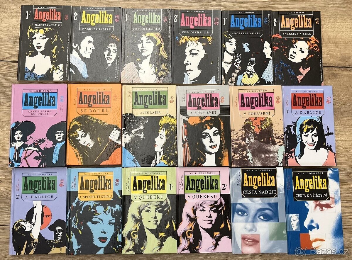 Knihy Angelika, 16 knih