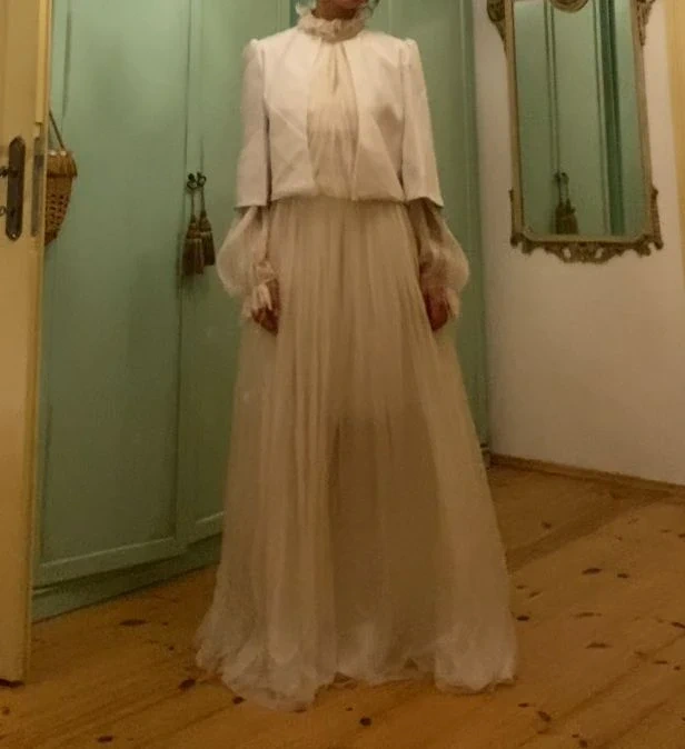 Nové luxusní slavnostní večerní plesové svatební dlouhé vílr