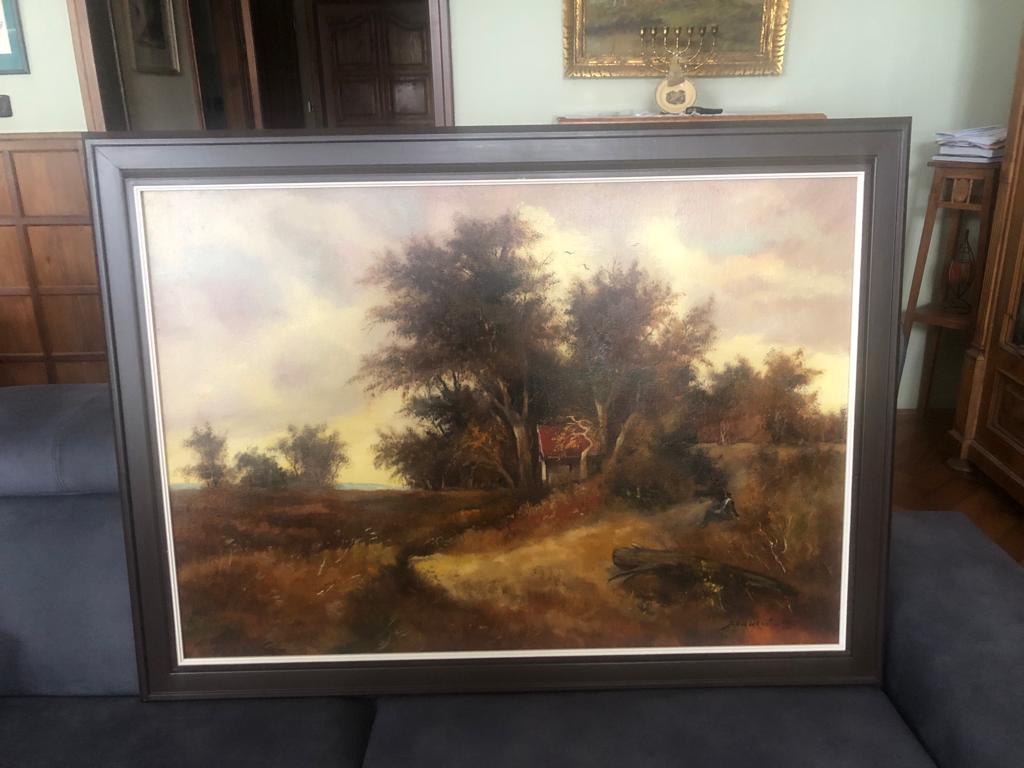 Obraz 'Chatrč v buši' - Jan Hladký 1997