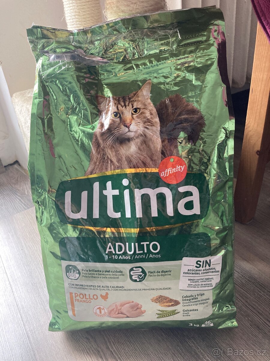 Granule pro dospělé kočky Ultima