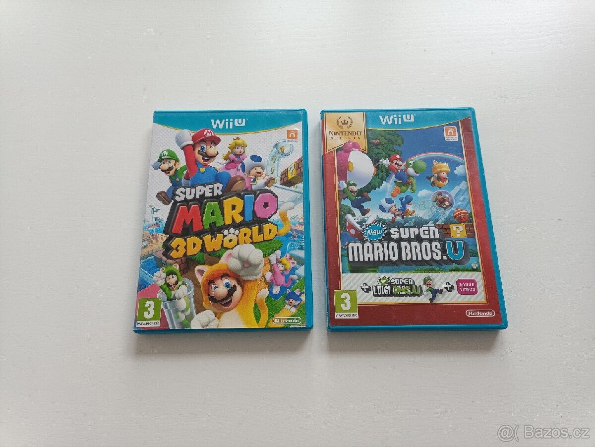 Super Mario 3D World, New Super Mario Bros U, pro Wii U