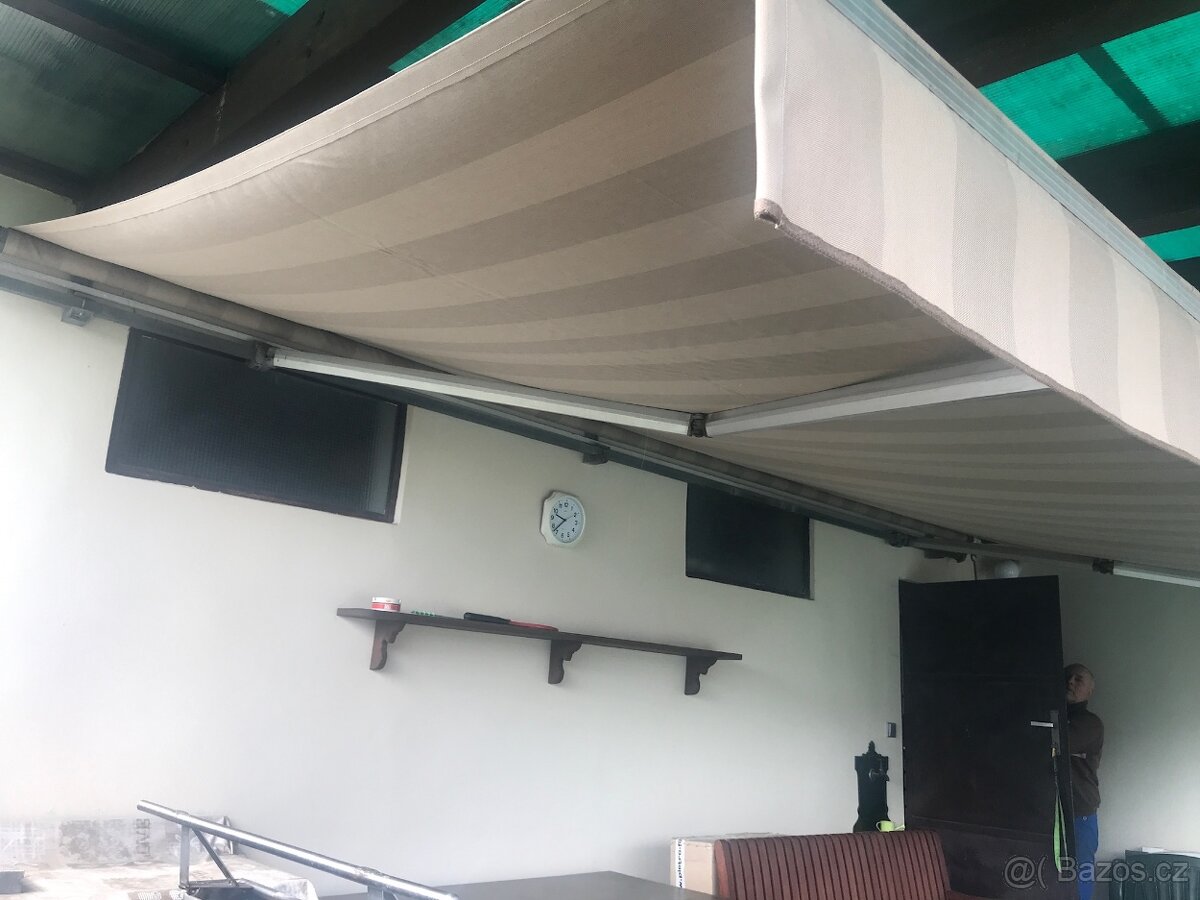 Markýza 6m nosná konstrukce, latka  5.4x3,5m
