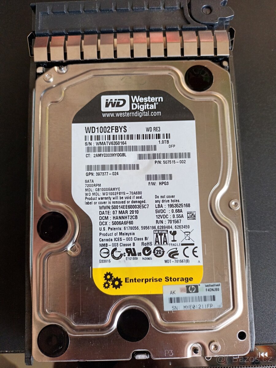 Serverový disk 1TB