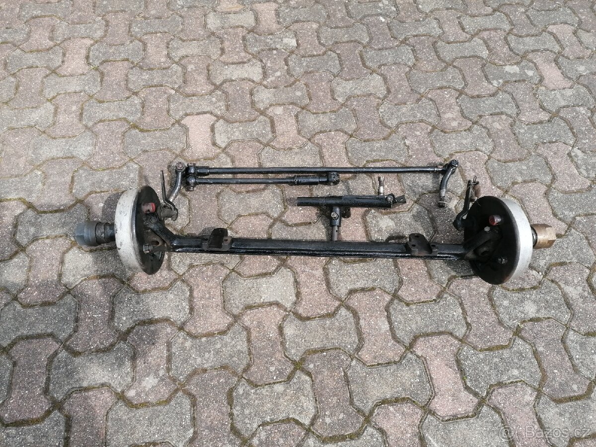 Přední brzděná náprava na Aero 662 1000